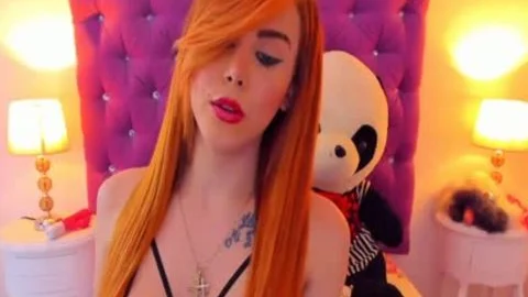 Smoking kinky Ginger Tgurl