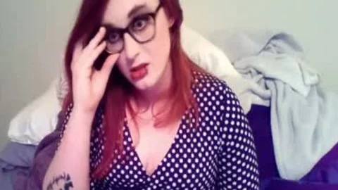 enormous charming woman Redhead legal age teenager ladyman Masturbates penis