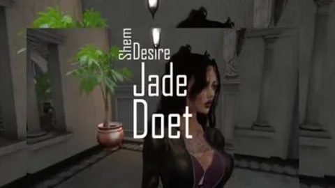 SECOND LIFE  PORN STAR   JADE DOET   tranny want