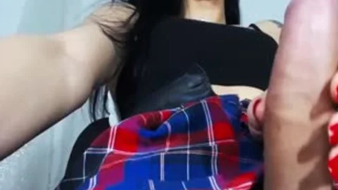 18Yo legal age teenager lady-man Monstercock Massage