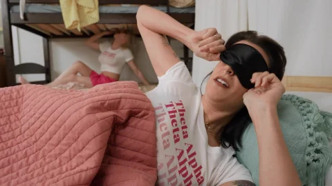 Trans Angels: Intense Side Fuck in Sorority House